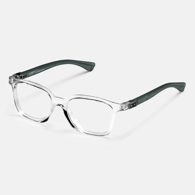 gloryfy GX Kids Shark clear Kinderbrille – Schrägansicht