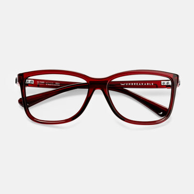 gloryfy GX Kids Tiger bordeaux Kinderbrille – Frontansicht