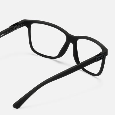 gloryfy GX Kids Harry black matt Kinderbrille – Rückansicht