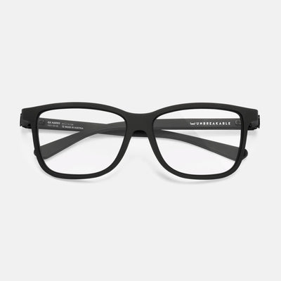 gloryfy GX Kids Harry black matt Kinderbrille – Frontansicht