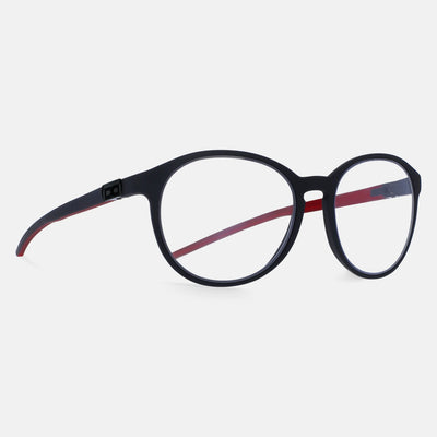 gloryfy GX Sport Stockholm devil red matt Korrektionsbrille – Schrägansicht