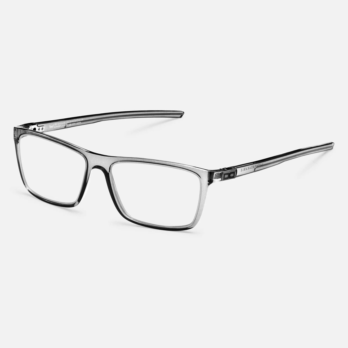 gloryfy GX Sport Vancouver smoke grey Korrektionsbrille – Schrägansicht