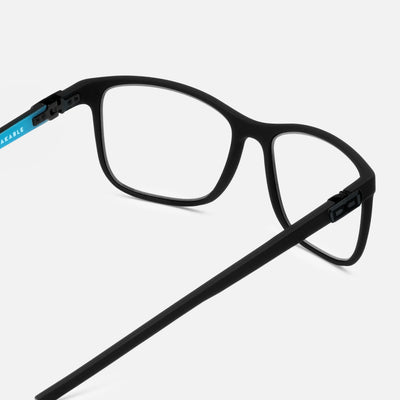 gloryfy GX Sport Leo devil cyan matt Korrektionsbrille – Rückansicht