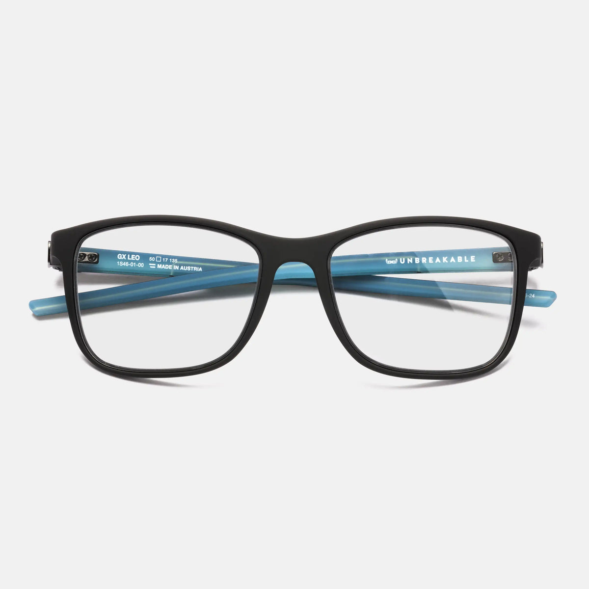 gloryfy GX Sport Leo devil cyan matt Korrektionsbrille – Frontansicht