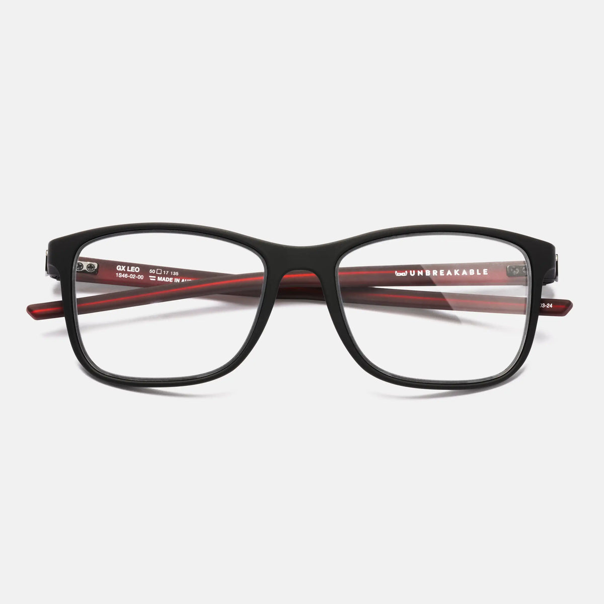 gloryfy GX Sport Leo devil red matt Korrektionsbrille – Frontansicht