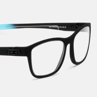 gloryfy GX Sport Lucca wing cyan matt Korrektionsbrille – Seitenansicht
