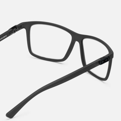 gloryfy GX Kapstadt dark grey matt Korrektionsbrille – Rückansicht