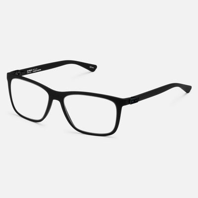 gloryfy GX Berlin black matt Korrektionsbrille – Schrägansicht