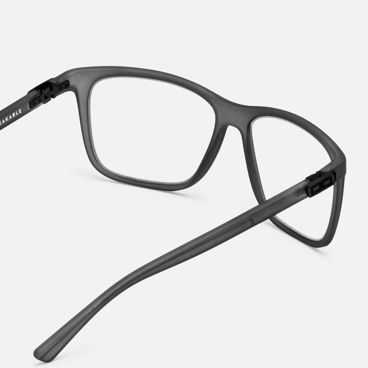 gloryfy GX Berlin grey matt Korrektionsbrille – Rückansicht