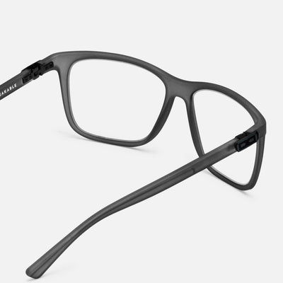 gloryfy GX Berlin grey matt Korrektionsbrille – Rückansicht