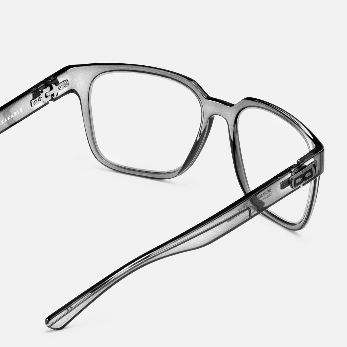 gloryfy GX Haarlem grey Korrektionsbrille – Rückansicht