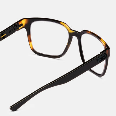 gloryfy GX Haarlem fusion olive Korrektionsbrille – Rückansicht