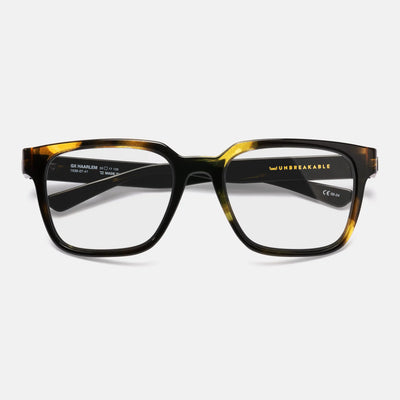 gloryfy GX Haarlem fusion olive Korrektionsbrille – Frontansicht