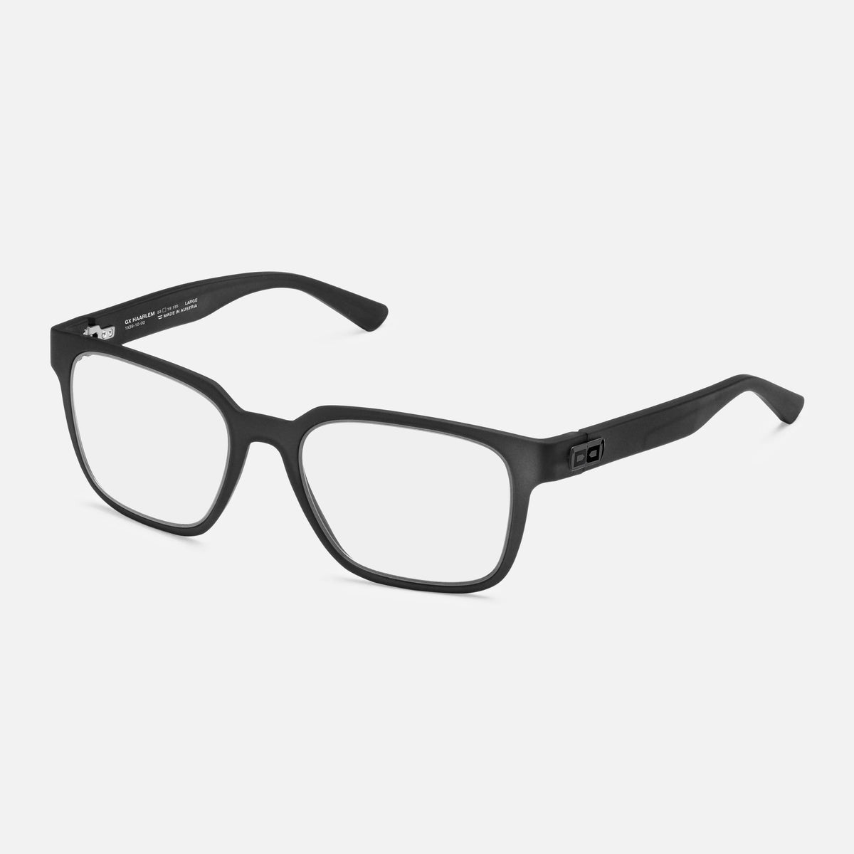 gloryfy GX Haarlem anthracite matt Korrektionsbrille – Schrägansicht