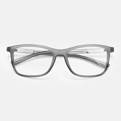 gloryfy GX Denver smoke grey matt Korrektionsbrille – Frontansicht