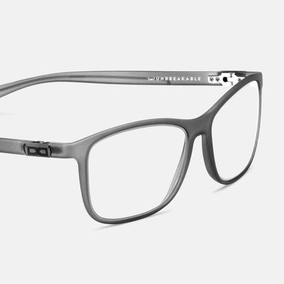 gloryfy GX Denver smoke grey matt Korrektionsbrille – Seitenansicht