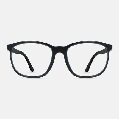 gloryfy GX Marley black shiny Korrektionsbrille – Frontansicht
