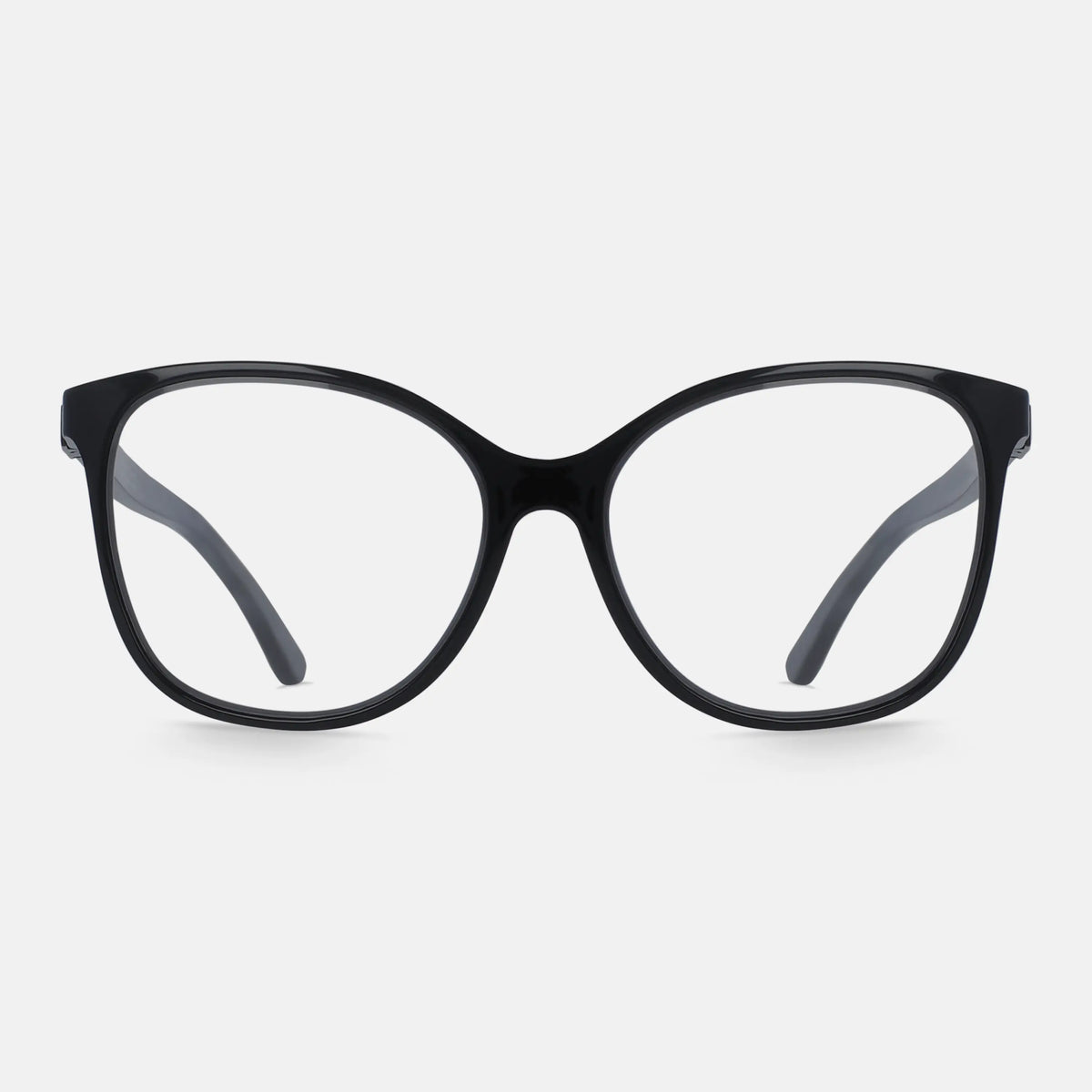 gloryfy GX Paris black shiny Korrektionsbrille – Frontansicht