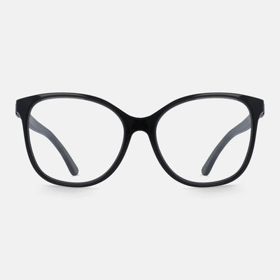 gloryfy GX Paris black shiny Korrektionsbrille – Frontansicht