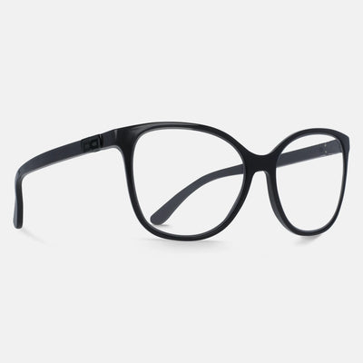 gloryfy GX Paris black shiny Korrektionsbrille – Schrägansicht