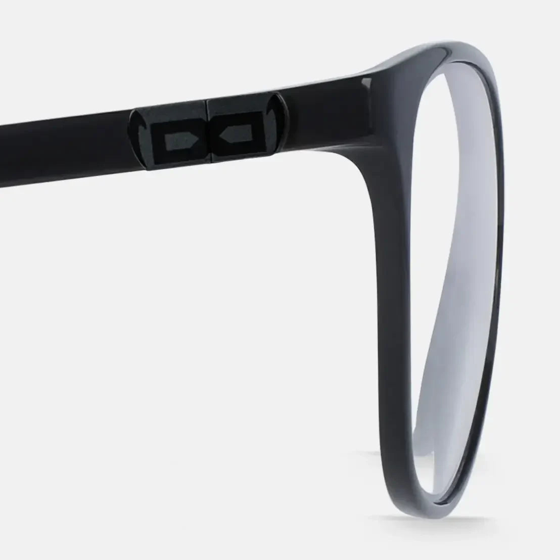 gloryfy GX Paris black shiny Korrektionsbrille – Seitenansicht