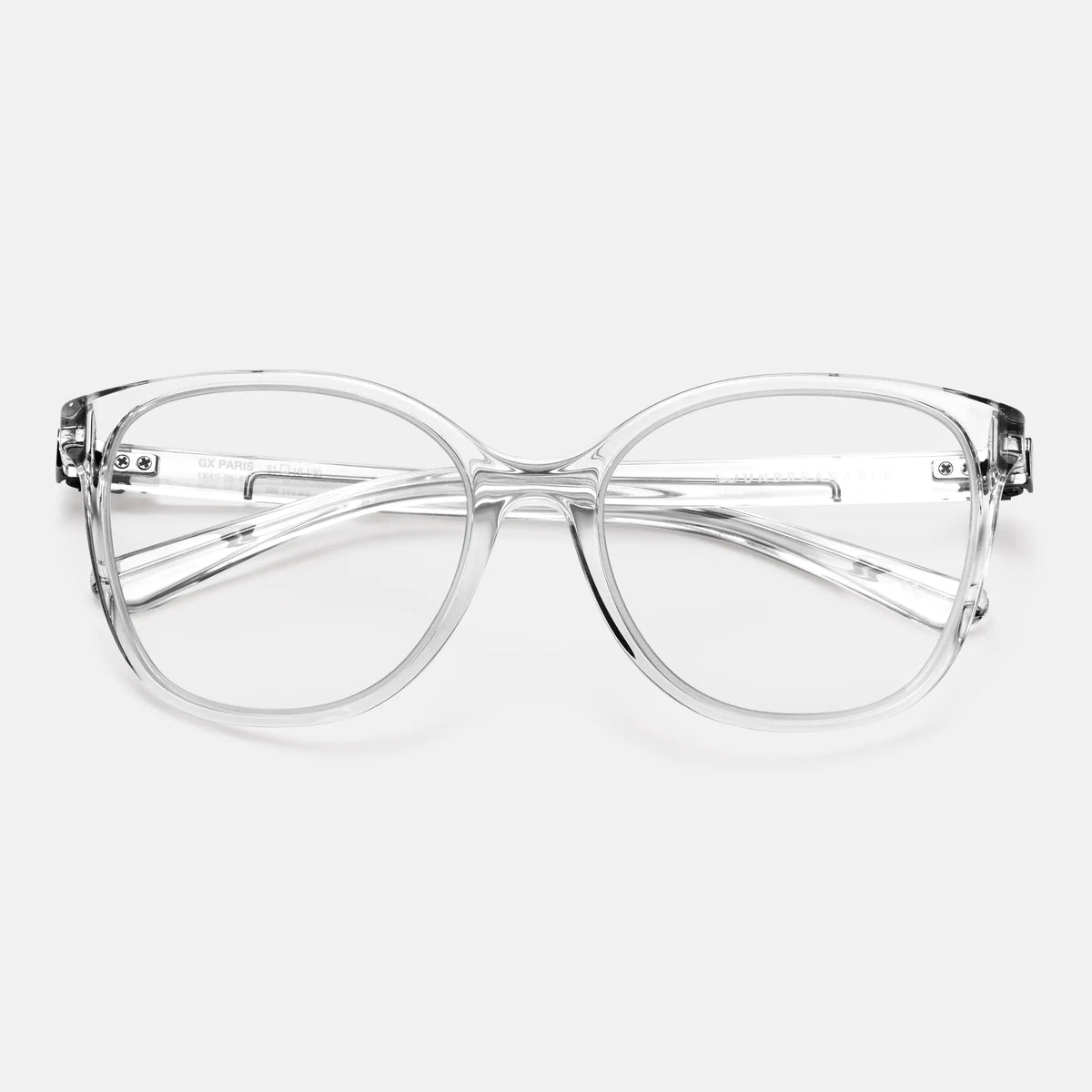 gloryfy GX Paris clear Korrektionsbrille – Frontansicht