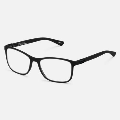 gloryfy GX Leo black matt Korrektionsbrille – Schrägansicht