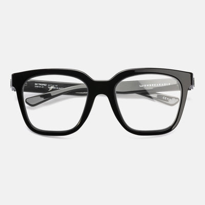 gloryfy GX St. Tropez black shiny Korrektionsbrille – Frontansicht