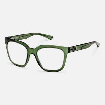 gloryfy GX St. Tropez dark green Korrektionsbrille – Schrägansicht