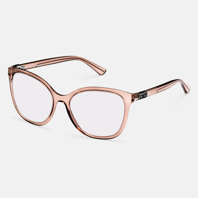 gloryfy GX Biarritz redbrown Korrektionsbrille – Schrägansicht