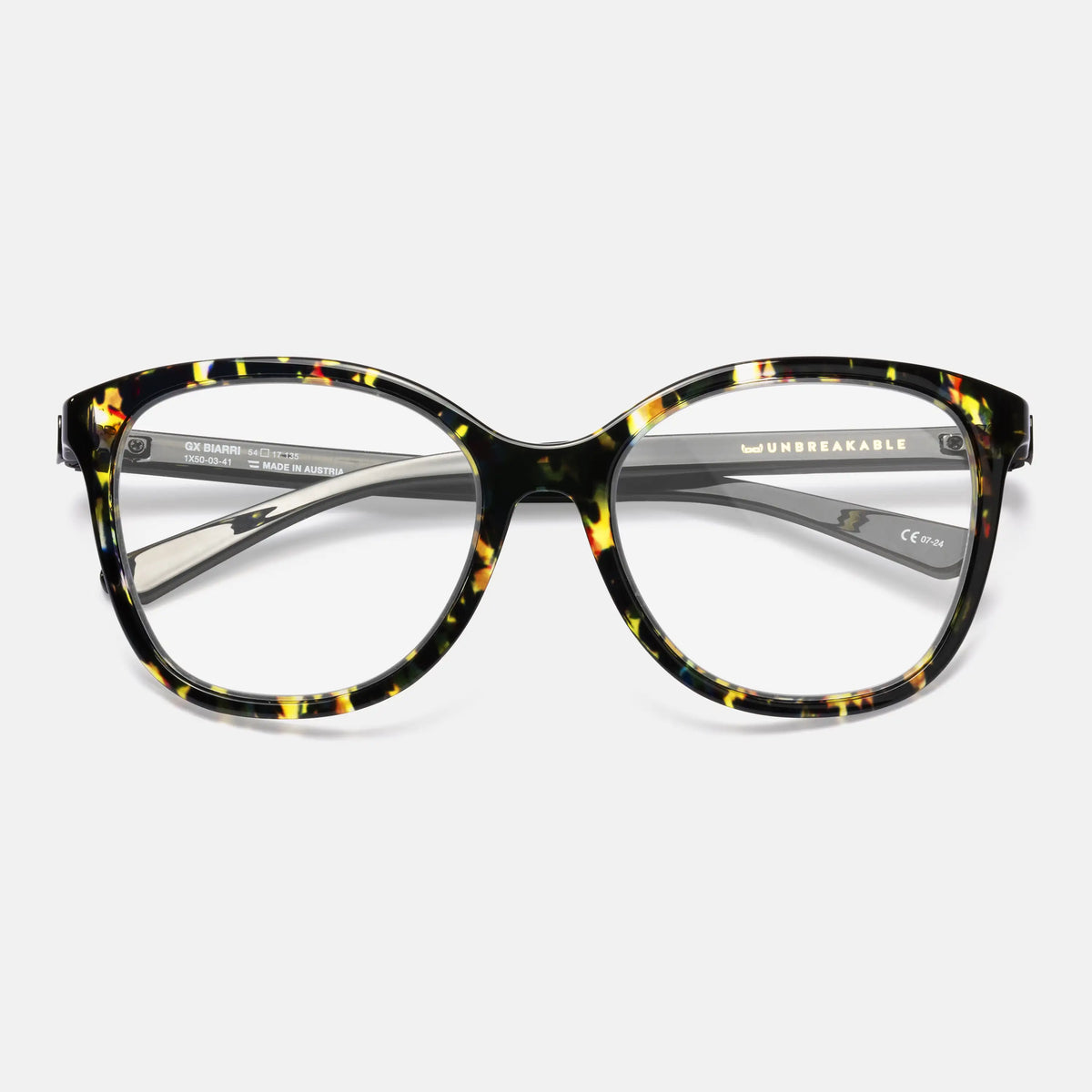 gloryfy GX Biarritz fusion light havanna Korrektionsbrille – Frontansicht
