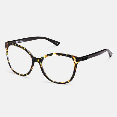 gloryfy GX Biarritz fusion light havanna Korrektionsbrille – Schrägansicht