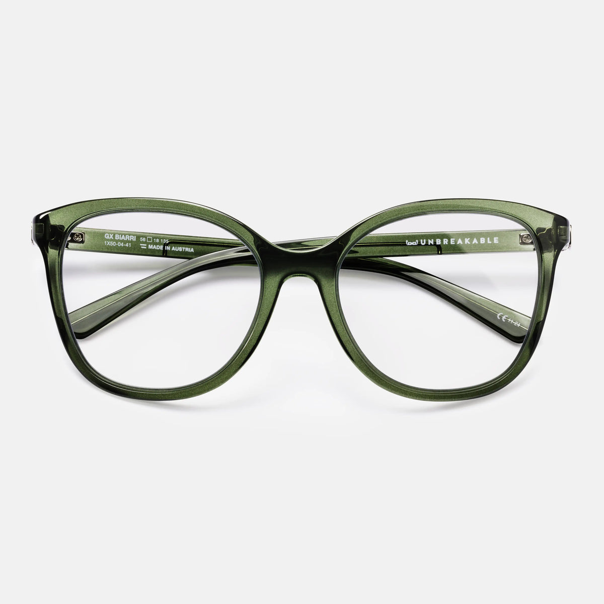 gloryfy GX Biarritz dark green Korrektionsbrille – Frontansicht