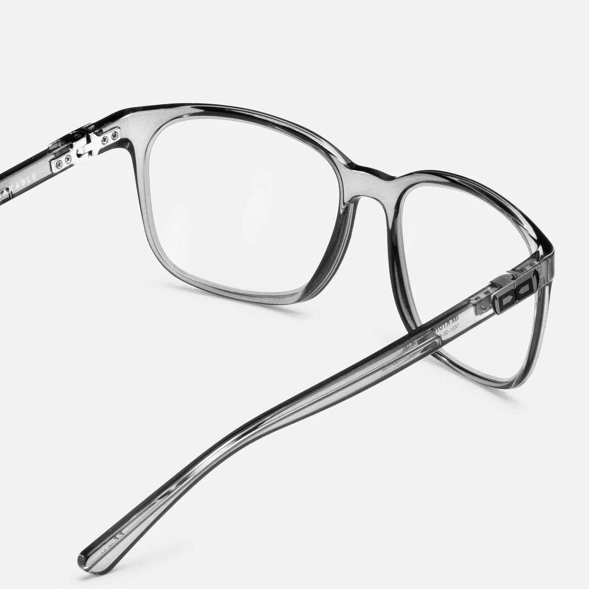 gloryfy GX Kyoto smoke grey Korrektionsbrille – Rückansicht