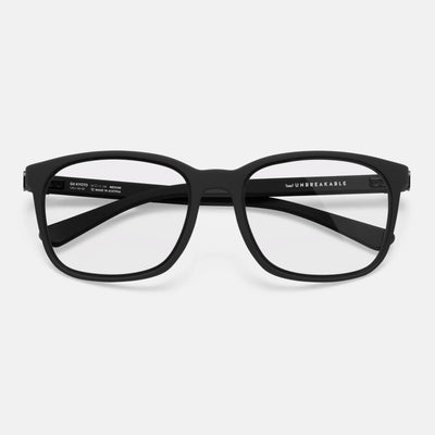 gloryfy GX Kyoto black matt Korrektionsbrille – Frontansicht