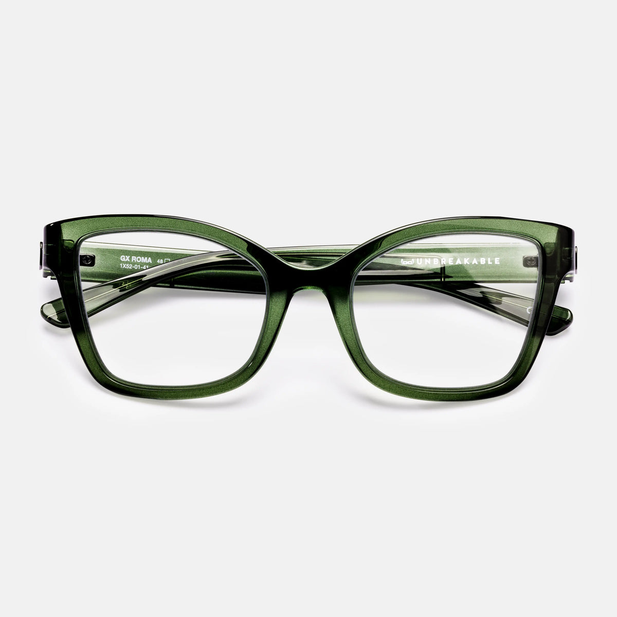 gloryfy GX Roma dark green Korrektionsbrille – Frontansicht