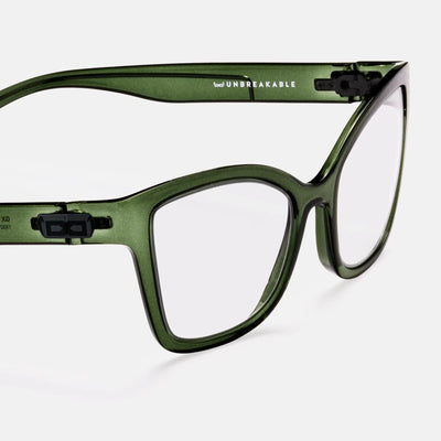 gloryfy GX Roma dark green Korrektionsbrille – Seitenansicht