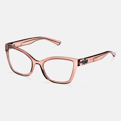 gloryfy GX Roma redbrown Korrektionsbrille – Schrägansicht