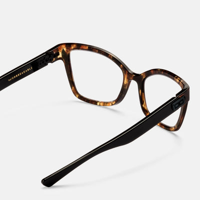 gloryfy GX Roma fusion havanna Korrektionsbrille – Rückansicht
