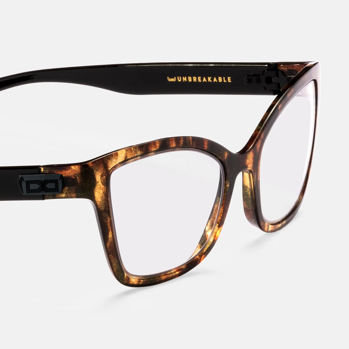 gloryfy GX Roma fusion havanna Korrektionsbrille – Seitenansicht