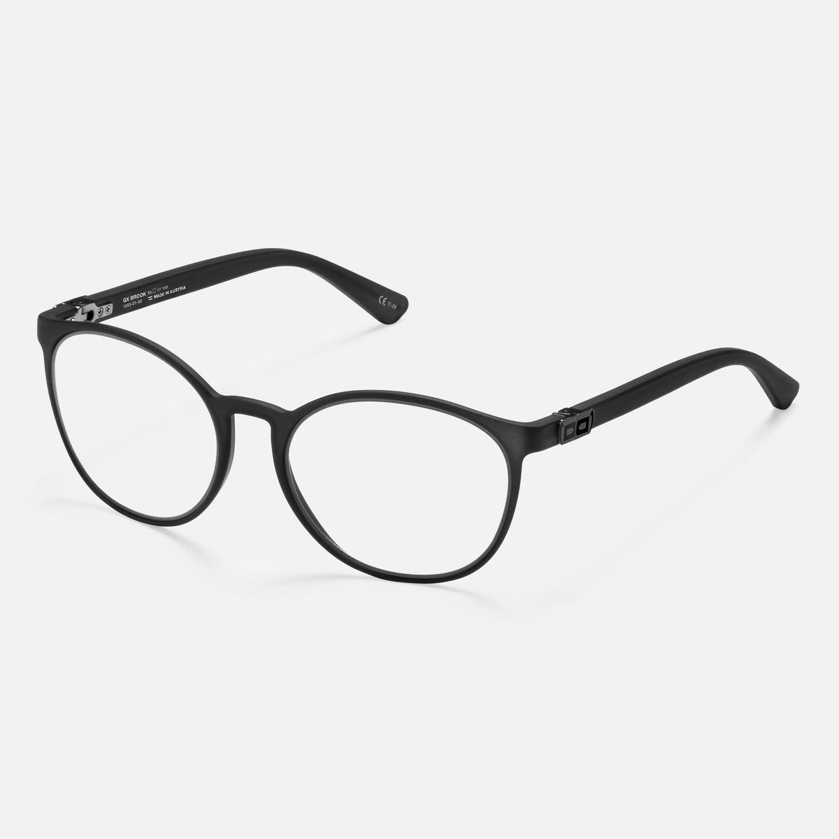 gloryfy GX Brooklyn anthracite matt Korrektionsbrille – Schrägansicht