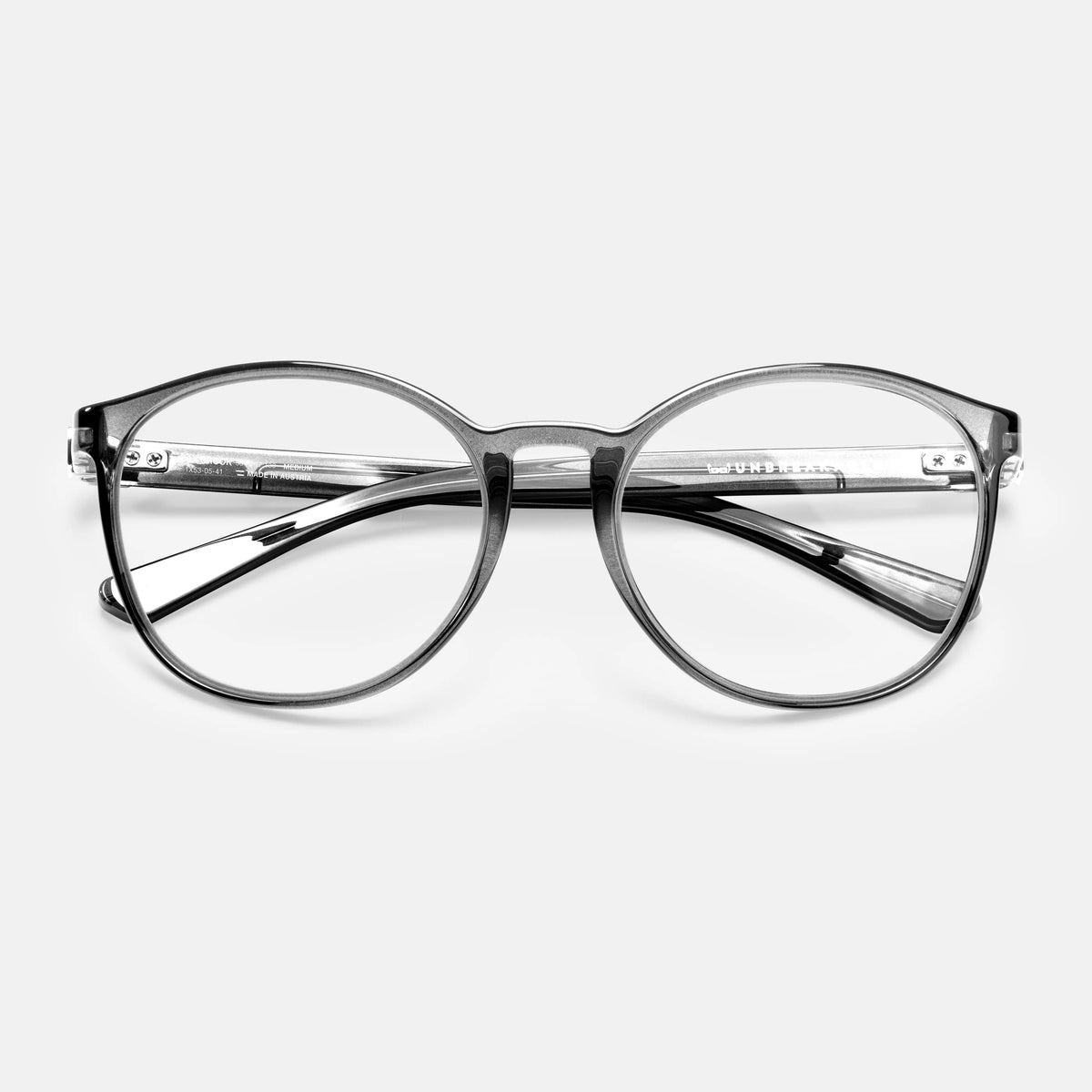 gloryfy GX Brooklyn smoke grey Korrektionsbrille – Frontansicht