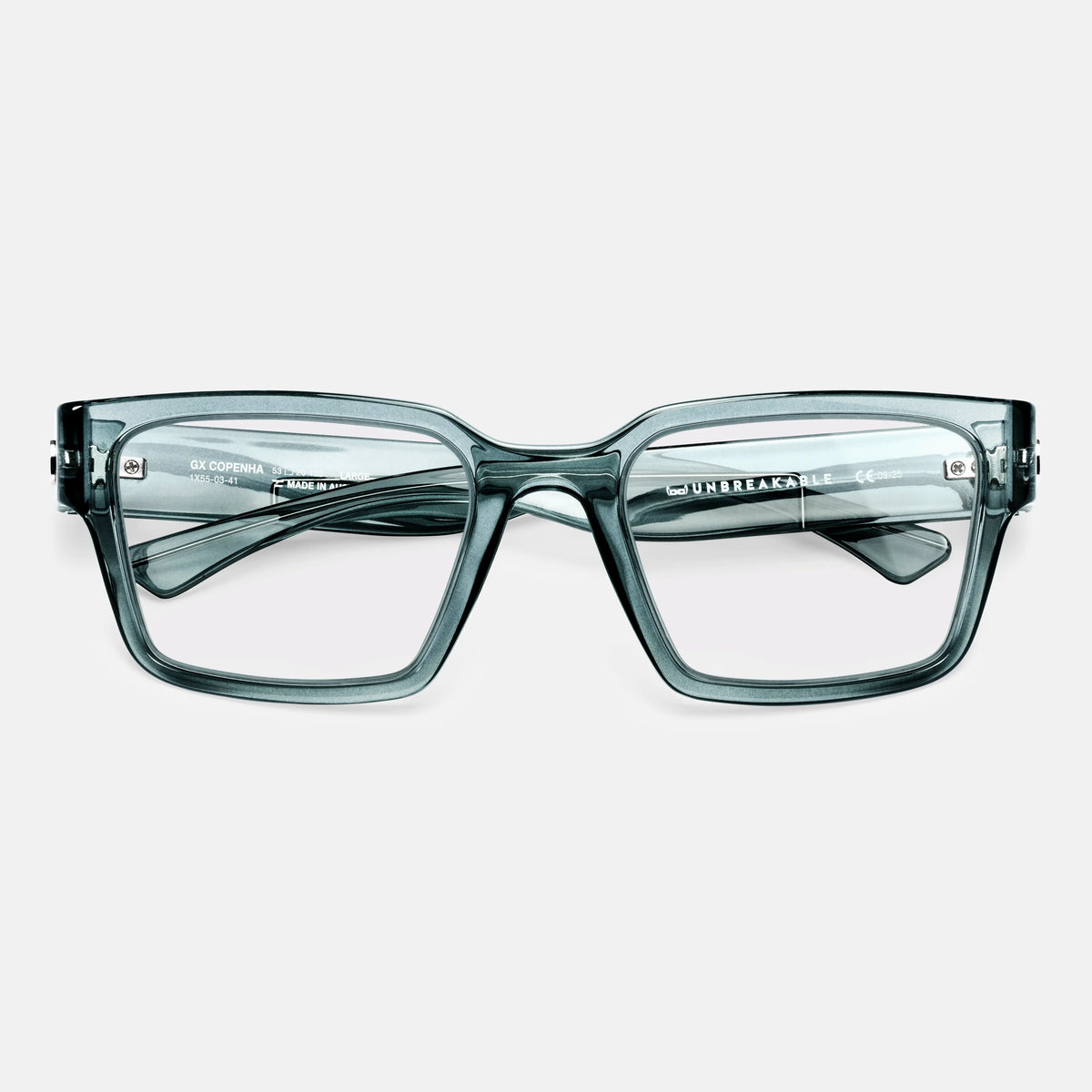 gloryfy GX Copenhagen sky Korrektionsbrille – Frontansicht