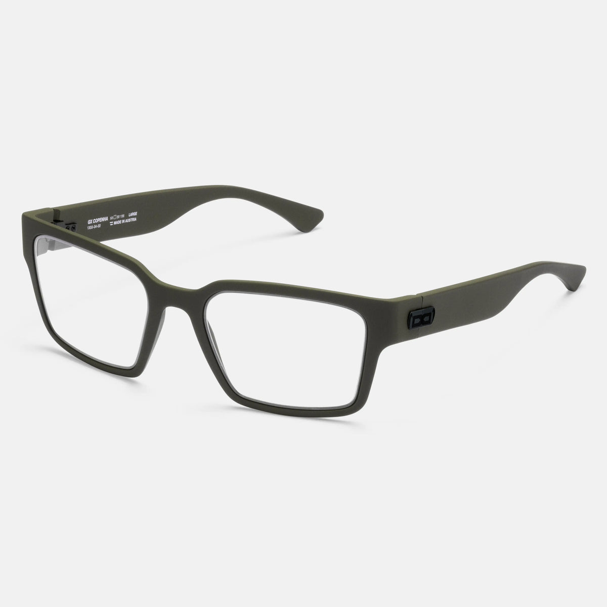 gloryfy GX Copenhagen earth Korrektionsbrille – Schrägansicht