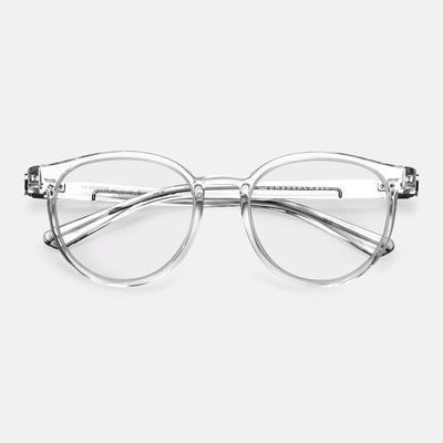 gloryfy GX Boston clear shiny Korrektionsbrille – Frontansicht