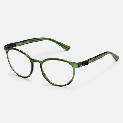 gloryfy GX Boston dark green Korrektionsbrille – Schrägansicht