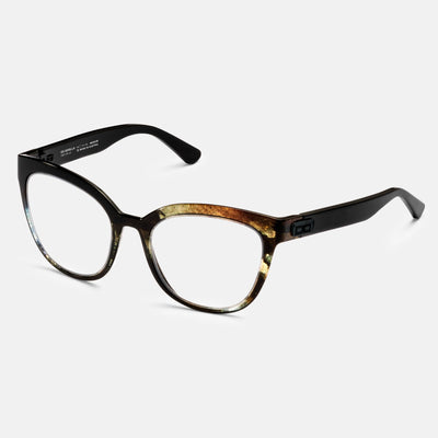gloryfy GX Sevilla fusion abstract Korrektionsbrille – Schrägansicht