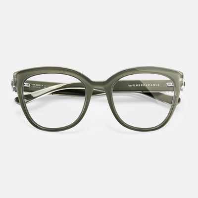 gloryfy GX Sevilla oyster Korrektionsbrille – Frontansicht