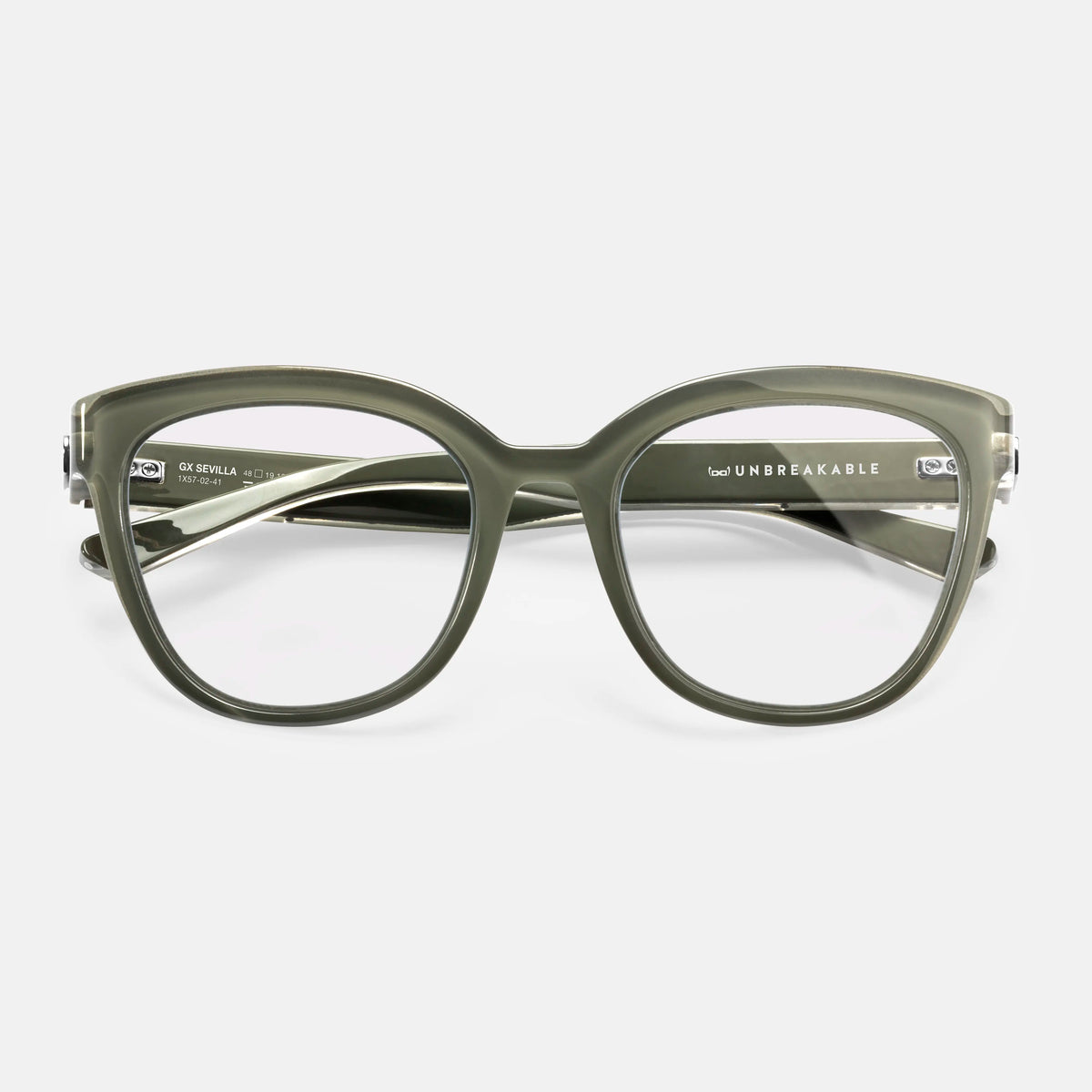 gloryfy GX Sevilla oyster Korrektionsbrille – Frontansicht