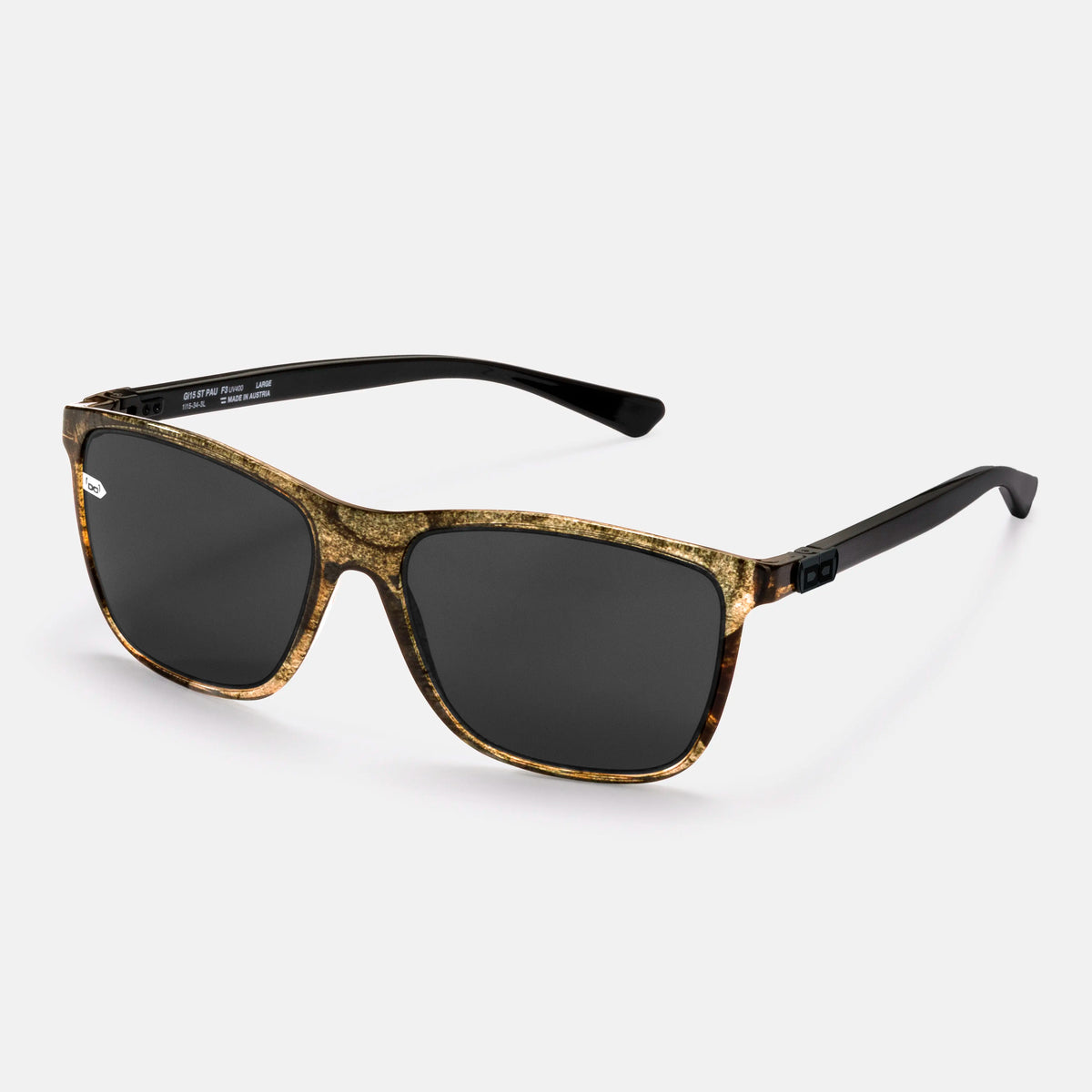 gloryfy Gi15 St. Pauli fusion liquid gold Sonnenbrille – Schrägansicht